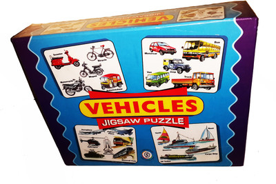 

NILSEA , CJE Jigsaw Puzzle- Vehicles | Educational Puzzle Games | Perfect Gift for Kids(1 Pieces)