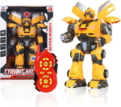 

Deeta TYRANT WASP INFRARED RAY R/C ROBOT SERIES LAUNCH FLYING SUPER ROBOT TOY(Balck)