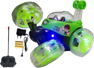 

Exaltedcollection Rechargeable Radio remote control 360 stunt car toy for kids(Multicolor)