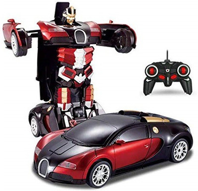 

Bestie Toys New Big Transformation 2.4G RC Remote Control Deformation Robot Car Rechargeable RC Car Toys(Multicolor)