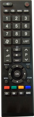 Axelleindia TV LCD / LED TV Remote Controller (Black) toshiba Remote Controller(Black)