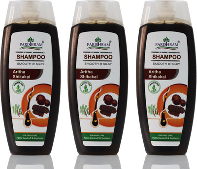 

Parishram Natural Shikakai Pake Of 3(230 ml)