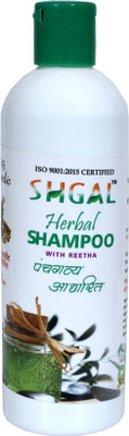 

SHGAL AYURVEDA Herbal Shampoo With Almonds and Reetha Enhanced with Panchagavya -250ml(250 ml)
