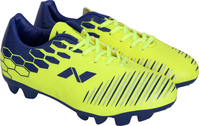 

Nivia Premier Cleats Football Shoes For Men(Yellow, Blue