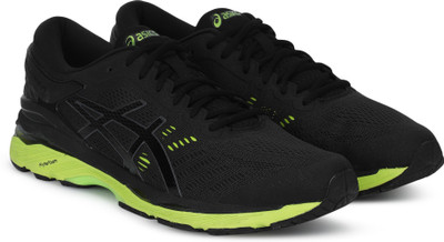 

Asics GEL-KAYANO 24 Running Shoes For Men(Black, 9085