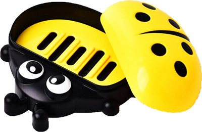 

Guru Kripa Baby Products Presents Funky Cartoon Soap Box Case FOR Bathroom Washroom Plastic Holder baby soap Dish (Yellow)(Yellow)