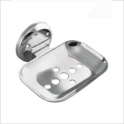 

Salonica Bathroom Soap Case Soap Dish Stainless Steel(Silver)
