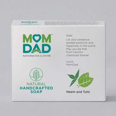 

MomDad NATURAL NEEM TULSI SOAP(100 g)