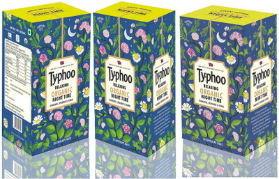 

Typhoo Organic Night Time Chamomile Herbal Tea Bags(60 Bags, Box)