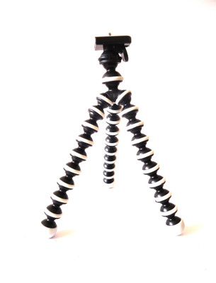 

THEFAIT Medium size Most Popular Flexible Octopus Tripod For Dslr Digital Camera With Bluetooth Remote Tripod(Black and White, Supports Up to 1200 g)