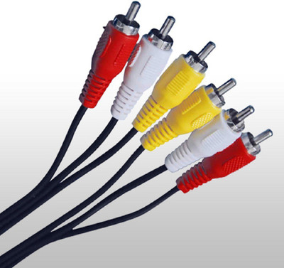 

PS PLUS TV-out Cable CABLE METER UNIVERSAL PLUG STEREO(Black, For TV)