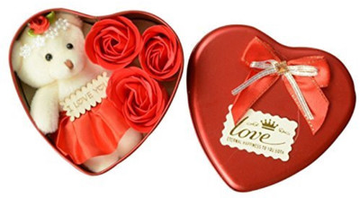 

kesha spree Heart-Shaped Tin Box - Jewellery Box Jewellery Box Vanity Box(Red)