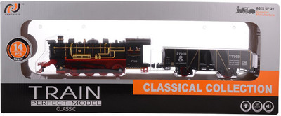 Comdaq Goods Boggie Train, 14Pieces (Black)(Black)