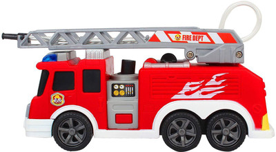 

John World Fire Brigade Truck with Light and Sound, Toys for Kids(Red)