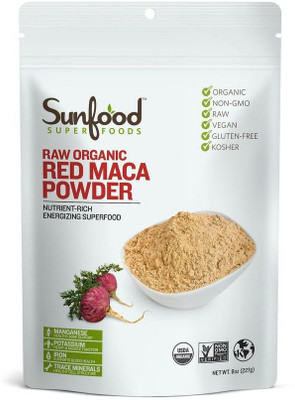 

Sunfood Raw Red Maca Powder 8 oz (227 g)(227 g)