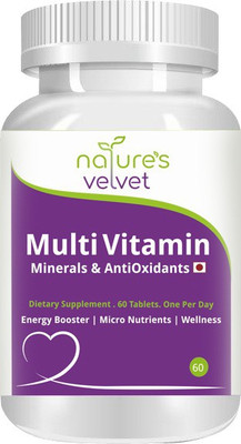 

Natures Velvet Lifecare Nature's Velvet Multivitamins, Minerals and Antioxidants 60 Tablets(60 No)