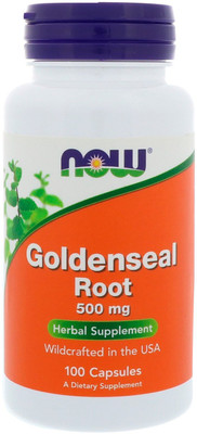 

Now Foods Goldenseal Root 500mg, 100 Capsules(100 No)