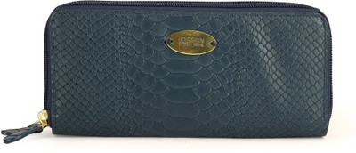 Hidesign Women Blue Genuine Leather Wallet(8 Card Slots)