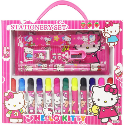 

Parteet Mix Stationery Gift Set with Sketch Colour for Kids (Kitty)