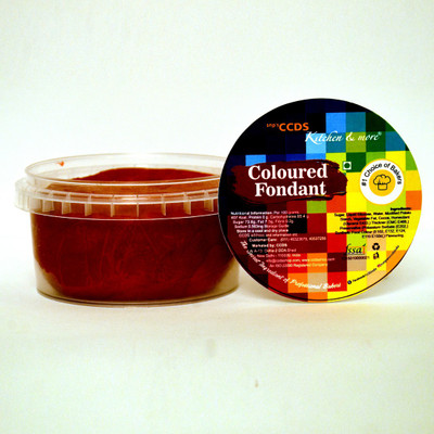 

CCDS Coloured Fondant Super Red Sugar Paste(250 g, Vanila Flavour)