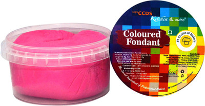

CCDS Coloured Fondant Hot Pink Sugar Paste(250 g, Vanila Flavour)