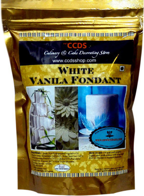

CCDS White Vanilla Fondant For Cake Sugar Paste(900 g, Vanila Flavour)