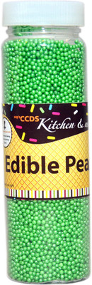 

CCDS Edible Pearls Green 150 grams Dragees(150 g, Neutral Vanilla Flavour)