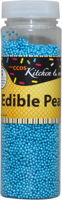 CCDS Edible Pearls Blue 150 grams Dragees(150 g, Neutral Vanilla Flavour)