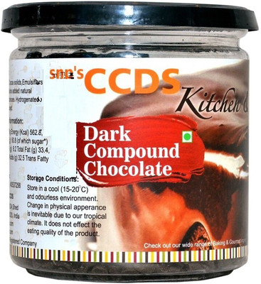 

CCDS Dark Chocolate Chips For Cakes And Cookies 250 grams Choco Chips Solid(250 g)