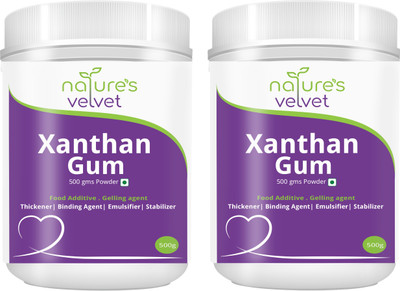 

Natures Velvet Lifecare Xanthan Gum Powder Thickening agent 500gms -Pack of 2 Carboxymethyl Cellulose (CMC) Powder(1000 g)