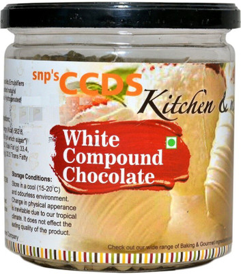 

CCDS White Compound Chips, 250 grams Choco Chips Solid(250 g)