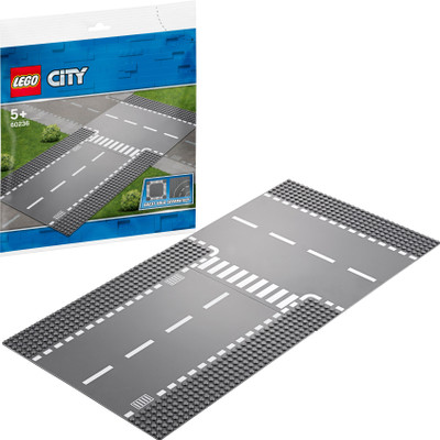 

Lego Straight and T-junction (2 Pcs)(Multicolor)