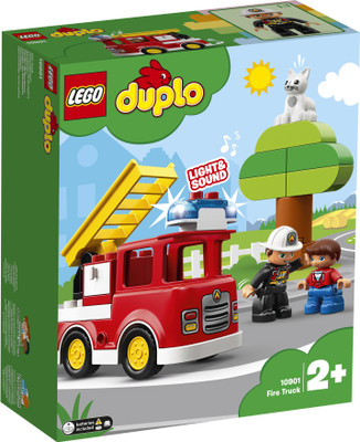 Lego Fire Truck (21 Pcs)(Multicolor)
