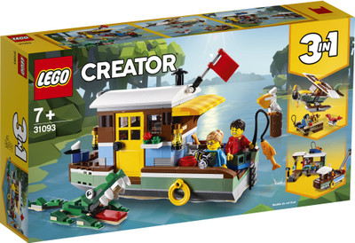 Lego Riverside Houseboat (396 Pcs)(Multicolor)