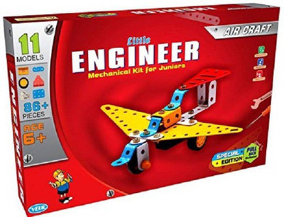 

Nabhya Mechanical Kit - Aircraft-Set - Toy Building Blocks Construction Set for Junior Educational Toys(Age 5 to 12)(Multicolor)