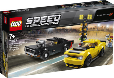 

Lego 2018 Dodge Challenger SRT Demon and 1970 (478 Pcs)(Multicolor)