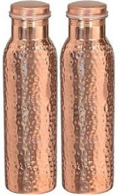 SUNNY 750 ml Copper Bottle(Pack of 2, Steel/Chrome)