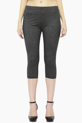 Frenchtrendz Women Black Capri