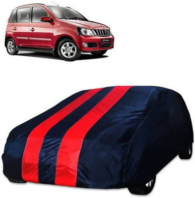 Kuchipudi Car Cover For Mahindra Quanto (Without Mirror Pockets)(Blue, Red)