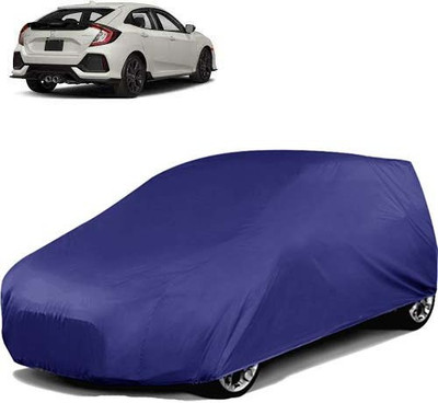 carphoenix Car Cover For Honda Civic (Without Mirror Pockets)(Blue)