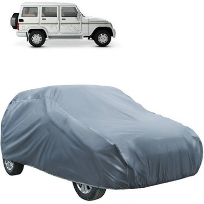 A+ RAIN PROOF Car Cover For Mahindra Bolero (Without Mirror Pockets)(Silver)