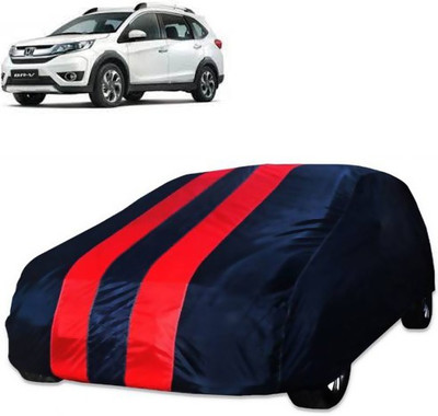 Kuchipudi Car Cover For Honda BRV (Without Mirror Pockets)(Blue, Red)