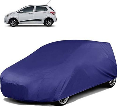 carphoenix Car Cover For Hyundai Grand i10 (Without Mirror Pockets)(Blue)