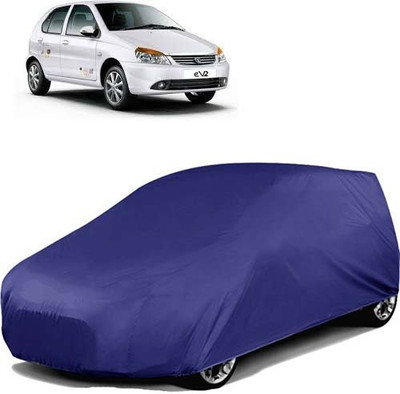 RAIN BODYGUARD Car Cover For Tata Indica eV2 (Without Mirror Pockets)(Blue)