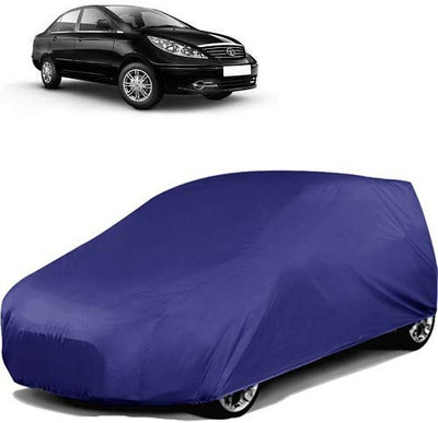 carphoenix Car Cover For Tata Manza (Without Mirror Pockets)(Blue)
