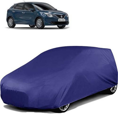 carphoenix Car Cover For Maruti Suzuki Baleno (Without Mirror Pockets)(Blue)