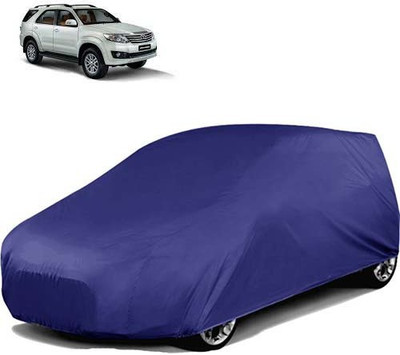 carphoenix Car Cover For Toyota Fortuner Old (Without Mirror Pockets)(Blue)