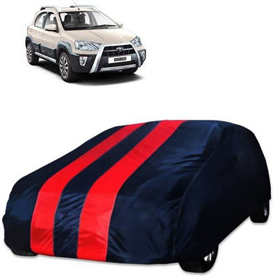 Royalrich Car Cover For Toyota Etios Cross (Without Mirror Pockets)(Blue, Red)