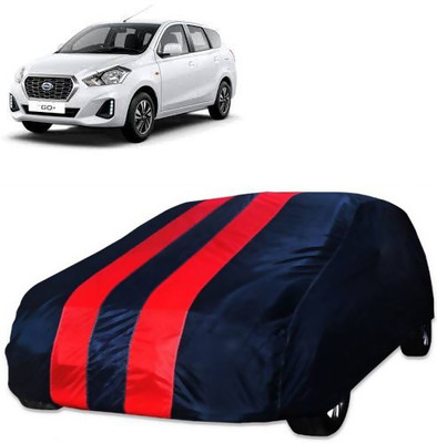Royalrich Car Cover For Datsun Go+ (Without Mirror Pockets)(Blue, Red)