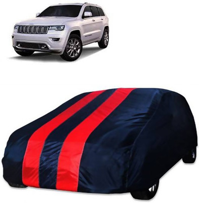 Royalrich Car Cover For Mahindra Jeep (Without Mirror Pockets)(Blue, Red)